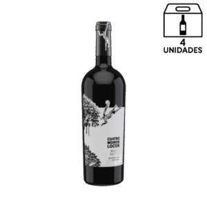CUATRO MONOS LOCOS - MALBEC X4u.